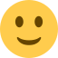 slightly smiling face